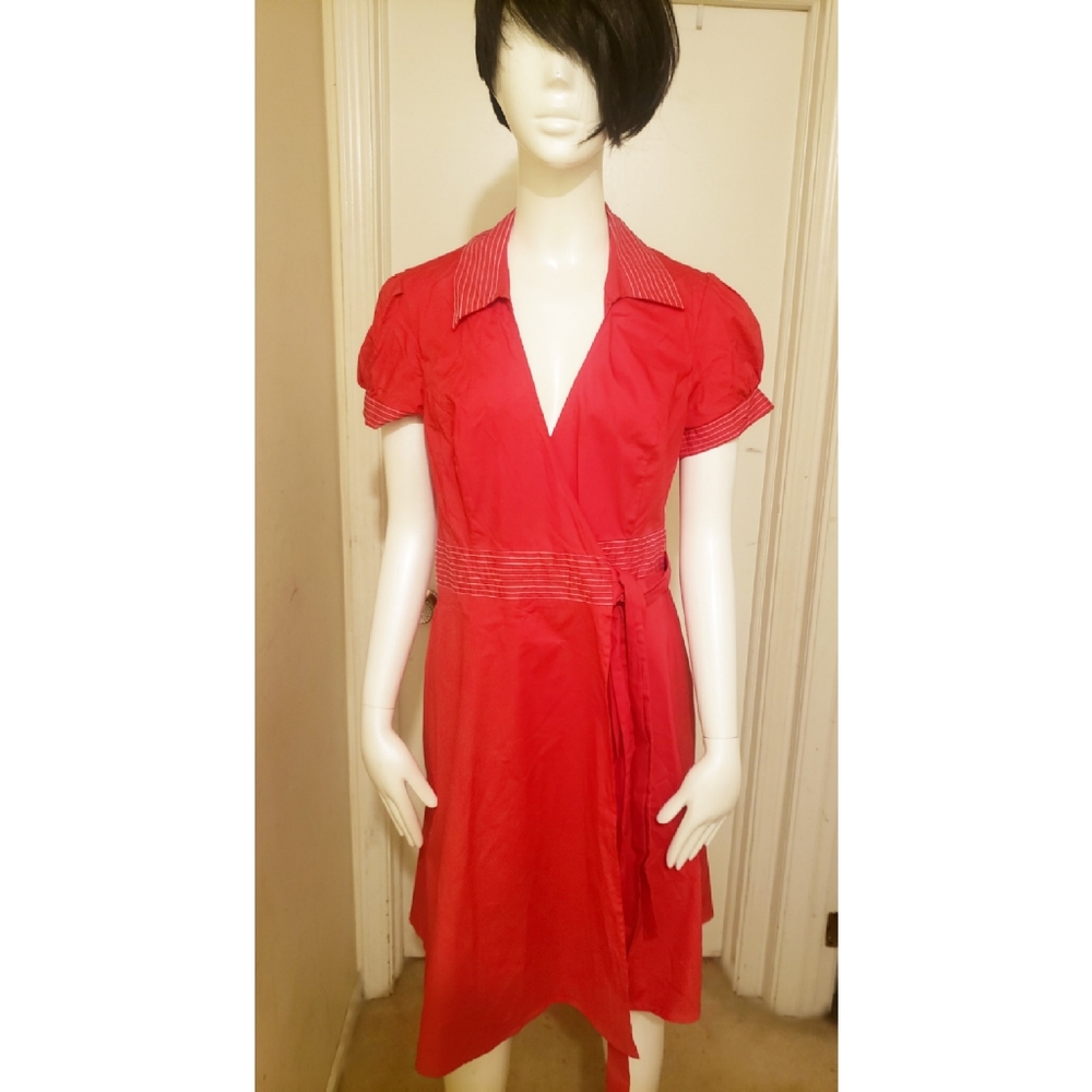 Speechless Red Wrap Dress Size 9